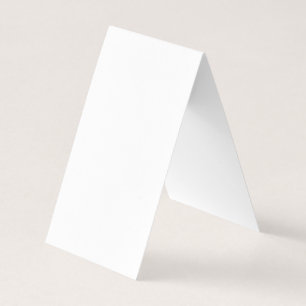 Tarjeta De Visita Diseño simple blanco personalizado Agregar foto o