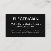 Diseño simple del electricista