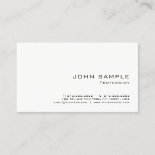 Tarjeta De Visita Diseño Simple Moderno Profesional Elegante