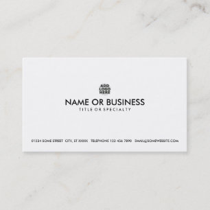 Tarjeta De Visita diseño simple sus los propios