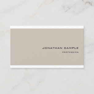 Tarjeta De Visita Diseño sofisticado moderno simple y elegante