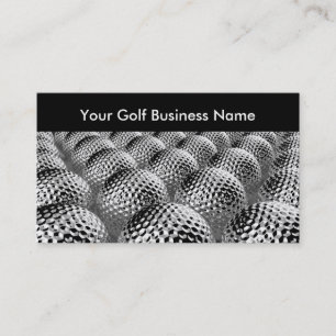 Tarjeta De Visita Diseño único de golf elegante