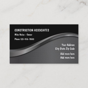 Tarjeta De Visita Diseño único de la construcción