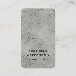 Tarjeta De Visita Diseño único de pared gris artificial vertical