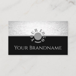 Tarjeta De Visita Diseño único en color negro y gris