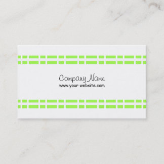 Tarjeta De Visita Diseño verde moderno