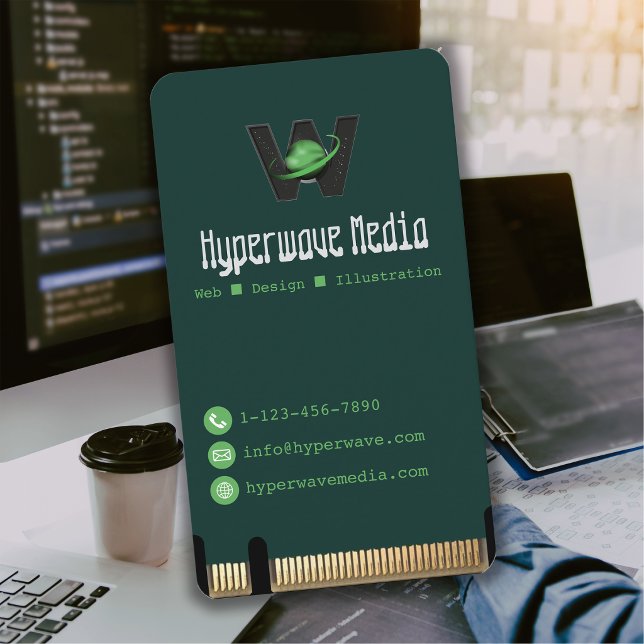 Tarjeta De Visita Diseño Web Digital Moderno (Subido por el creador)