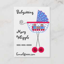 Tarjeta De Visita Diseños de Babybuggy de la nin@era