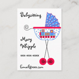 Tarjeta De Visita Diseños de Babybuggy de la nin@era