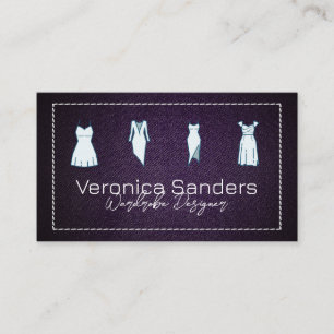 Tarjeta De Visita Diseños de guardarropa Artista creativo