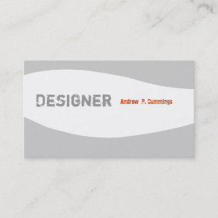 Tarjeta De Visita Diseños mínimos del diseñador del individuo