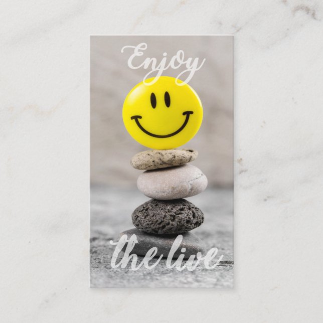 Tarjeta De Visita ¡Disfruten de la vida! (Anverso)