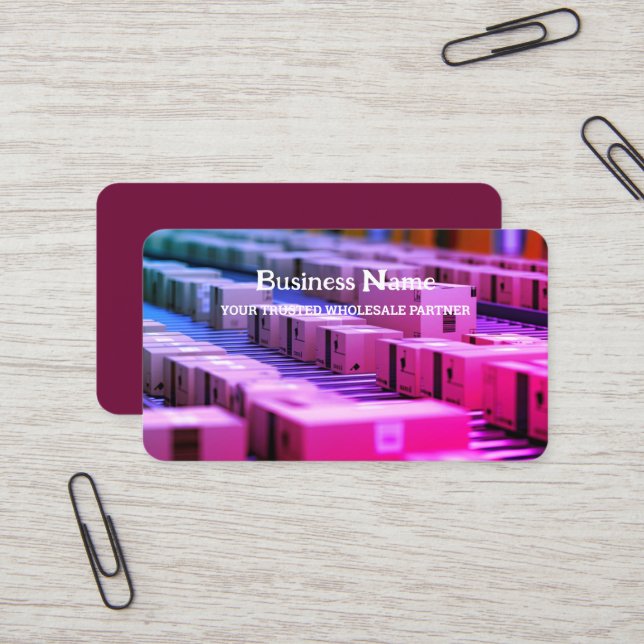 Tarjeta De Visita Distribución mayorista (Anverso/Reverso In Situ)