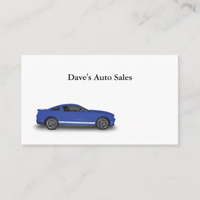 Tarjeta De Visita Distribuidor automático (Anverso)