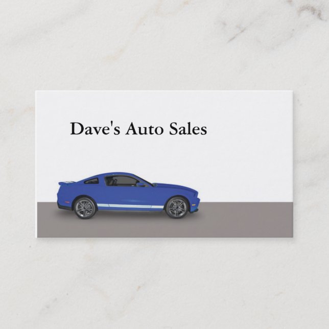 Tarjeta De Visita Distribuidor automático (Anverso)