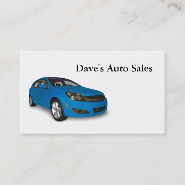 Tarjeta De Visita Distribuidor automático (Anverso)
