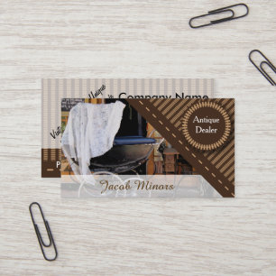 Tarjeta De Visita Distribuidor autorizado antiguo/tienda