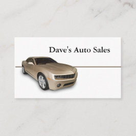 Tarjeta De Visita Distribuidor de coches usado