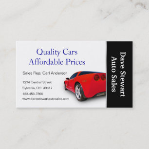 Tarjeta De Visita Distribuidor de coches usado