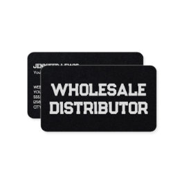 Tarjeta De Visita Distribuidor mayorista Premium QR