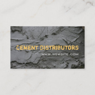Tarjeta De Visita Distribuidores de Hormigón Cemento Pavimentación C