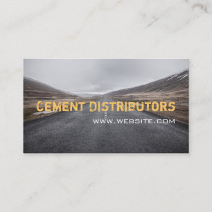 Tarjeta De Visita Distribuidores de Hormigón Cemento Pavimentación C