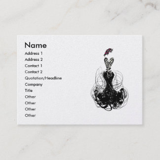 Tarjeta De Visita Diva de moda - Personalizada