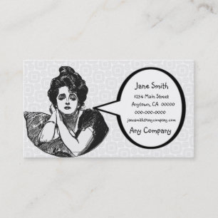 Tarjeta De Visita Diva del Victorian
