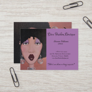 Tarjeta de visita DIVA Fashion Boutique