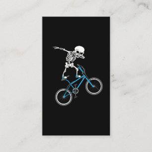 Tarjeta De Visita Diversión de BMX Bicycling Skeleton mtb