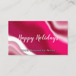 Tarjeta De Visita Diversión de código QR Feliz vacaciones Regalo de 