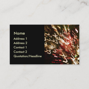 Tarjeta De Visita Diversión de fibra óptica - 02