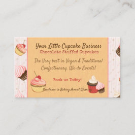 Tarjeta De Visita Diversión de torta