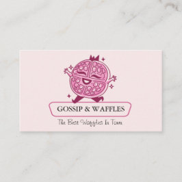Tarjeta De Visita Divertidos Waffles