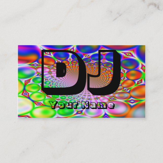 TARJETA DE VISITA DJ (Anverso)