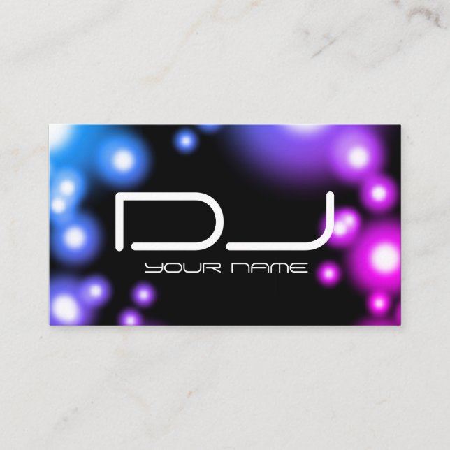 TARJETA DE VISITA DJ (Anverso)