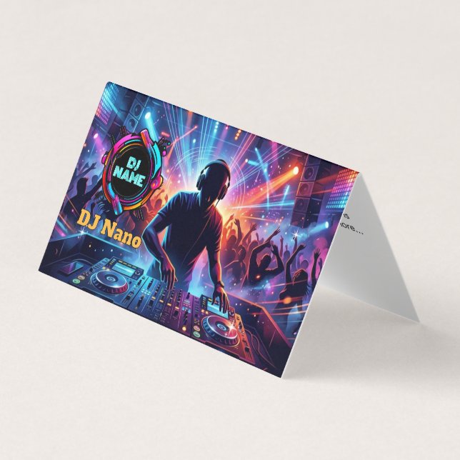 TARJETA DE VISITA DJ (Anverso)