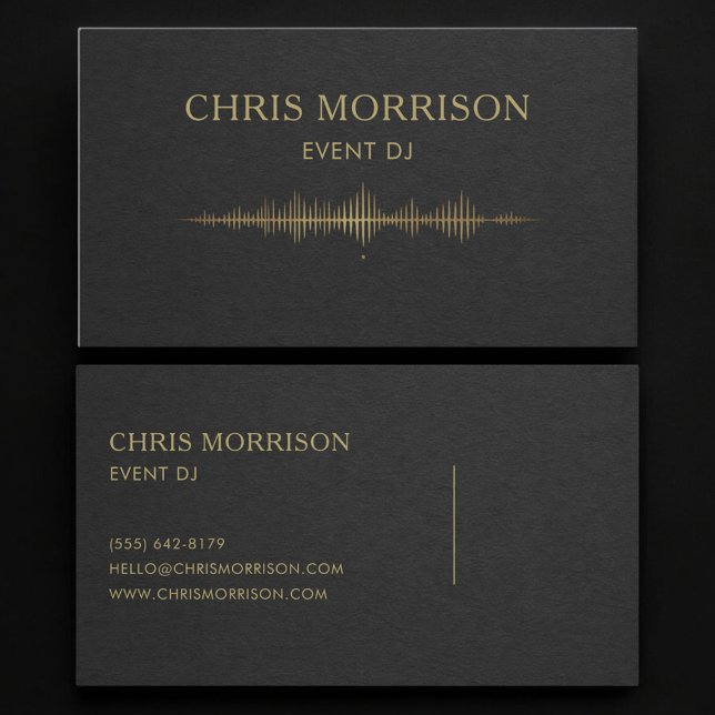 Tarjeta De Visita DJ de eventos (Subido por el creador)