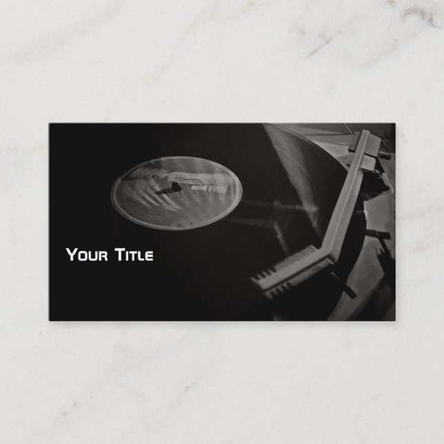 Tarjeta De Visita DJ For 2 Time (Anverso)