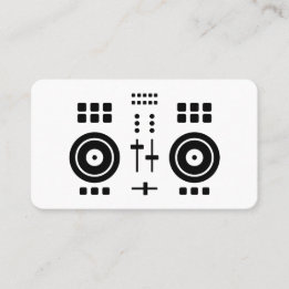 Tarjeta De Visita DJ minimalista moderno