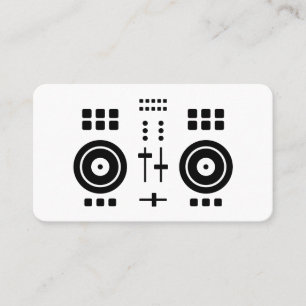 Tarjeta De Visita DJ minimalista moderno