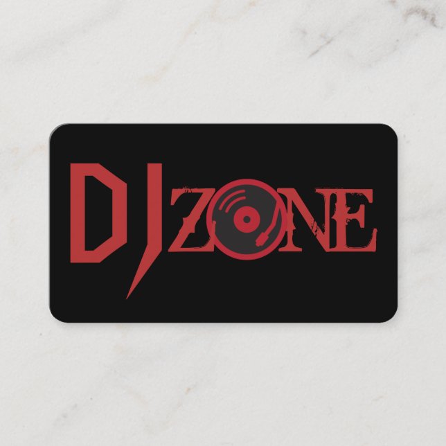 Tarjeta De Visita DJ Music Club Entertainment     (Anverso)