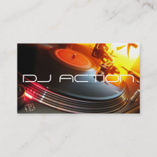 Tarjeta De Visita DJ Music Club Entertainment 