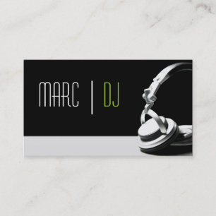 Tarjeta De Visita DJ Music Club Entertainment    