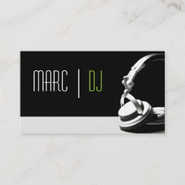 Tarjeta De Visita DJ Music Club Entertainment    