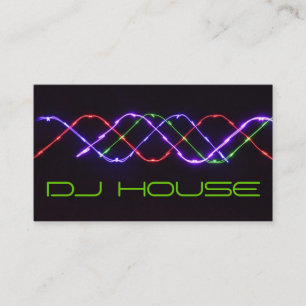 Tarjeta De Visita DJ Music Club Entertainment    