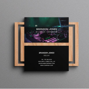 TARJETA DE VISITA DJ PERSONALIZADO
