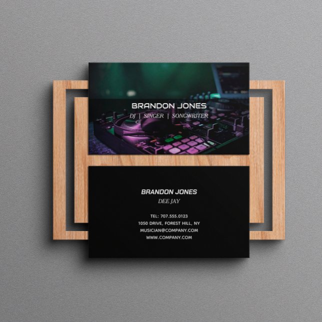 TARJETA DE VISITA DJ PERSONALIZADO (Subido por el creador)