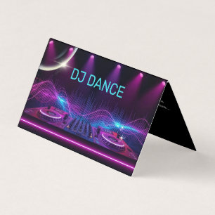 Tarjeta De Visita DJ Profesional 