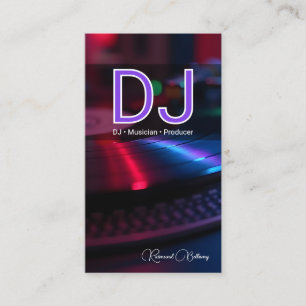 Tarjeta De Visita DJ Profesional Turnable